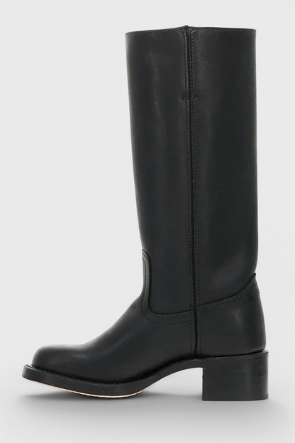 Tall Brown Leather Boots for Ladies