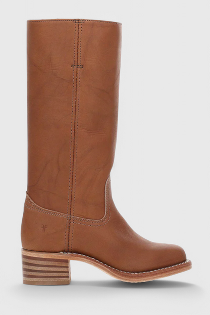 Tall Brown Leather Boots for Ladies