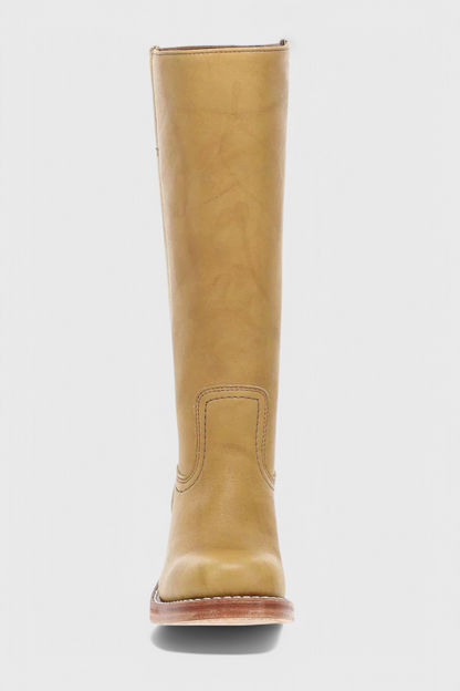 Tall Brown Leather Boots for Ladies