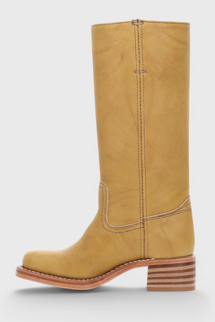 Tall Brown Leather Boots for Ladies