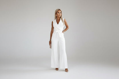 Chic Strapless Jumpsuit for Ladies - Luxivelle