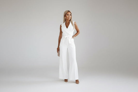 Chic Strapless Jumpsuit for Ladies - Luxivelle