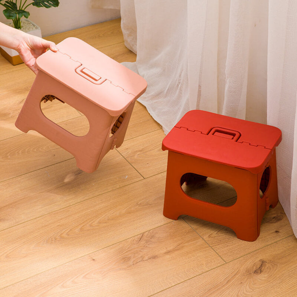 Compact Folding Step Stool with Easy Carry Handle