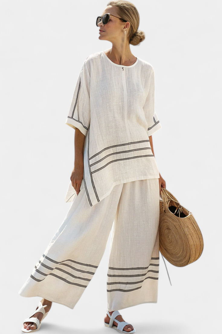 Comfy Casual Two Piece Lounge Set for Women - Luxivelle