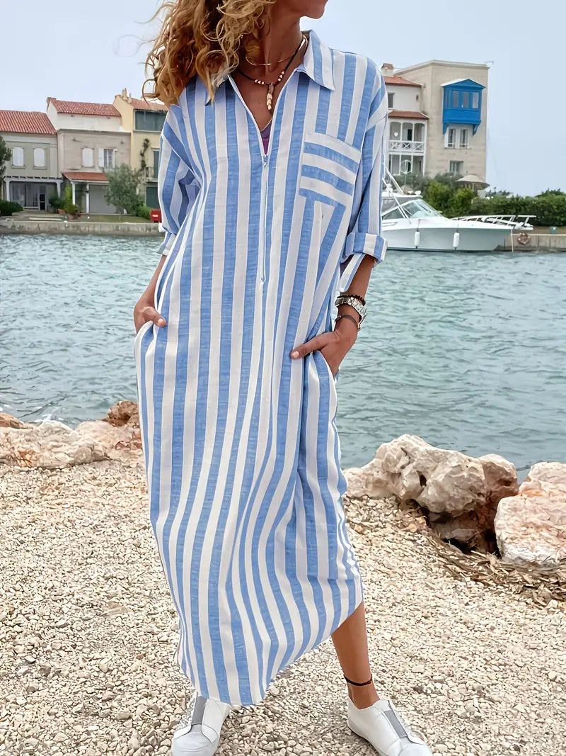 Casual Striped Sundress