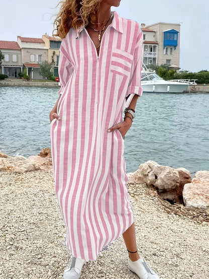Casual Striped Sundress