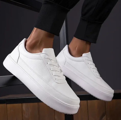 Stylish White Sneakers for Men with Comfortable Design 1