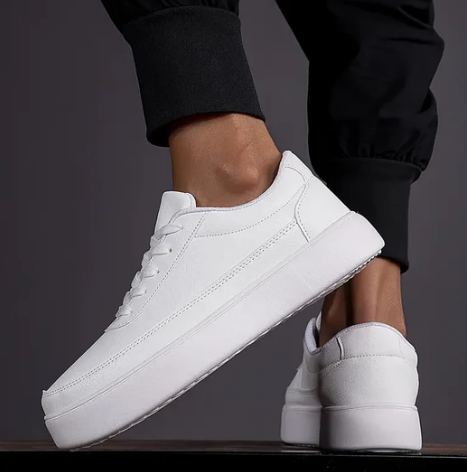 Stylish White Sneakers for Men with Comfortable Design 3