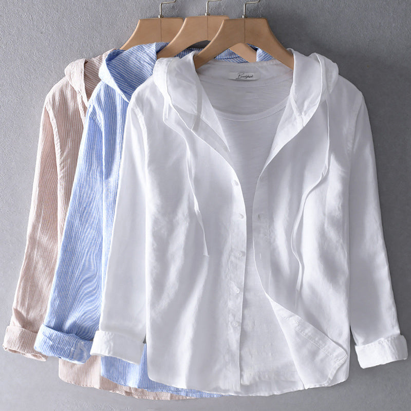 Sienna | Lightweight hooded blouse