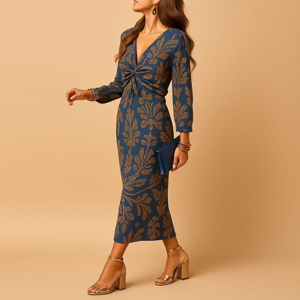 Eco Friendly Women's A-Line Cotton Dress - Luxivelle