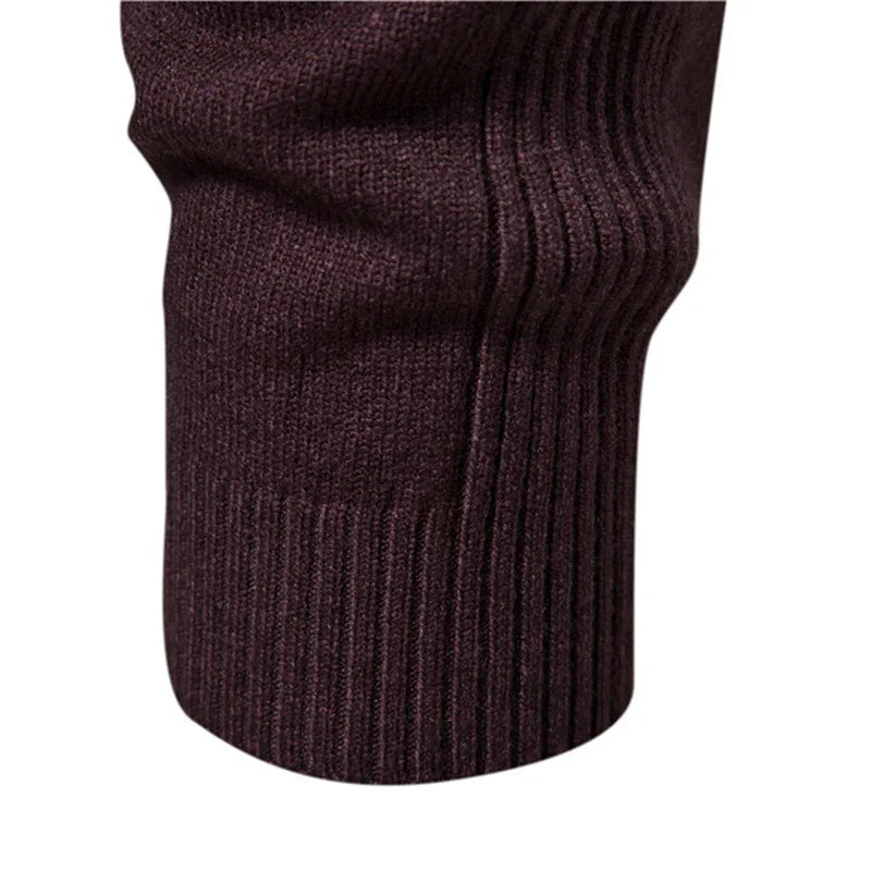 Sweater - Knit Blend Half Turtleneck And Neck Coverage 3