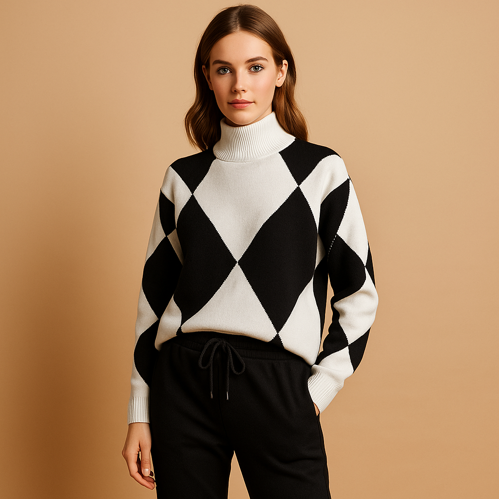 Women’s lounge set with comfortable sweatshirt and joggers in beige, red, blue, and black, ideal for relaxing at home or casual outings