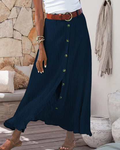 Elegant Loose Fit Maxi Skirt | Everyday Style Dress