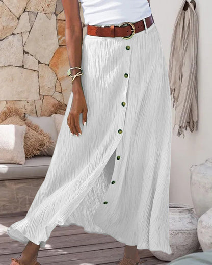 Elegant Loose Fit Maxi Skirt | Everyday Style Dress