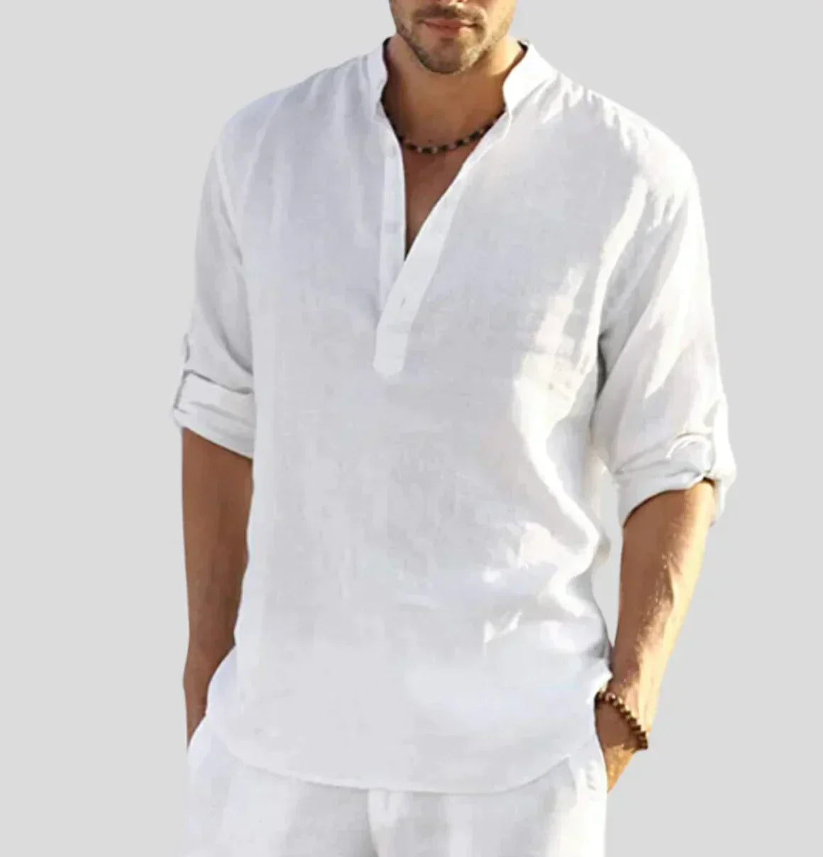 Casual Short Sleeve Men's Button Shirt - Luxivelle