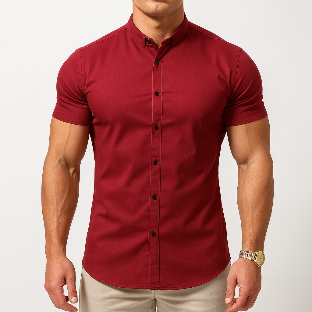 Men's Classic Fit Short Sleeve Shirt | Stylish Casual