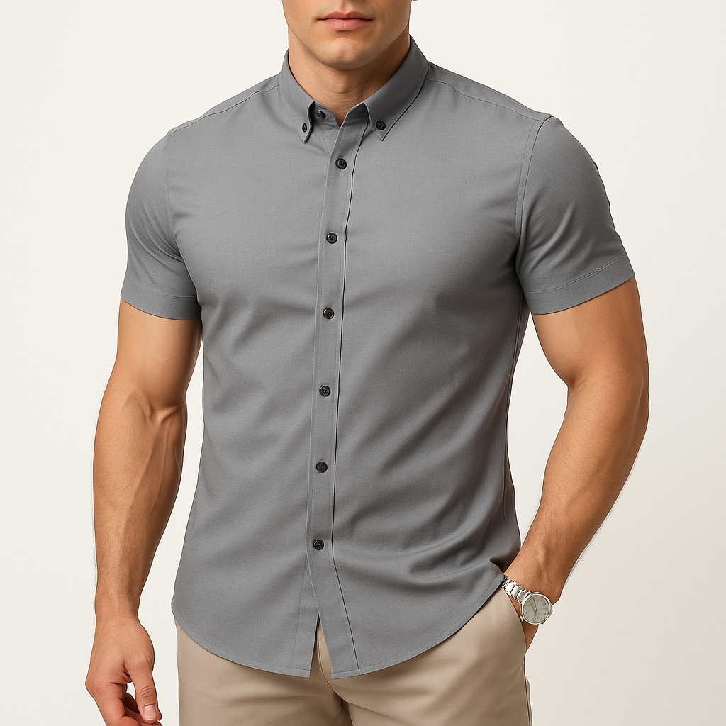 Men's Classic Fit Short Sleeve Shirt | Stylish Casual