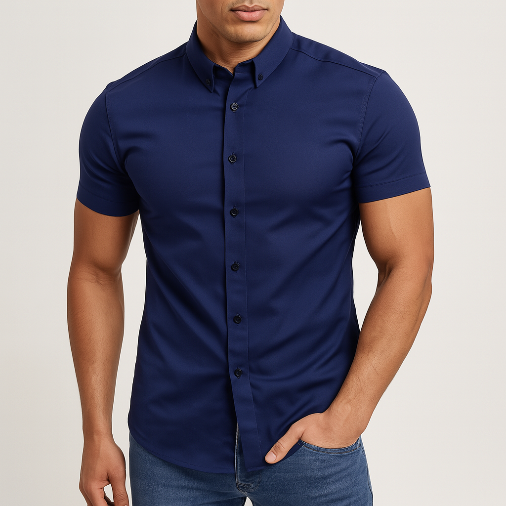 Men's Classic Fit Short Sleeve Shirt | Stylish Casual