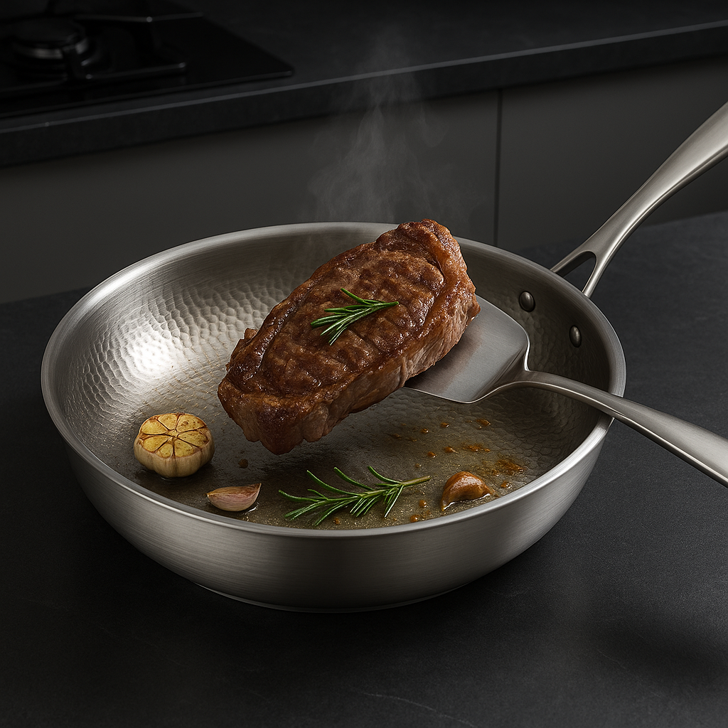 Durable Titanium Non Stick Frying Pan for All Cooktops