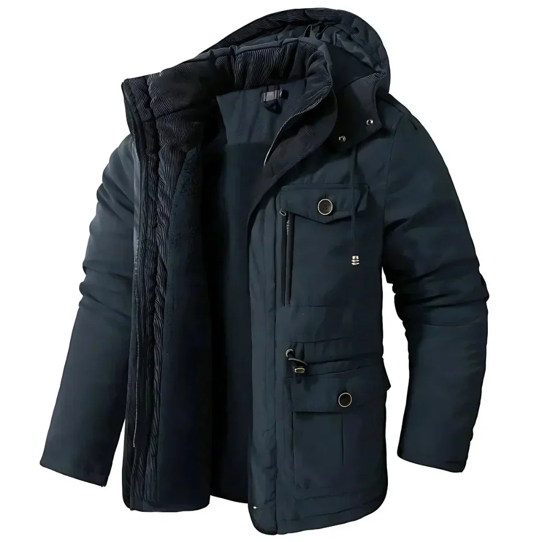 Thermal Insulated Men's Waterproof Parka Coat
