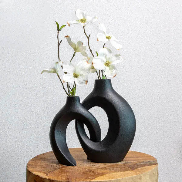 Beautiful Ceramic Floral Vase - Luxivelle