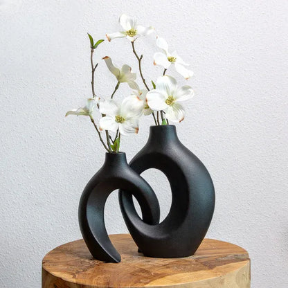 Beautiful Ceramic Floral Vase - Luxivelle