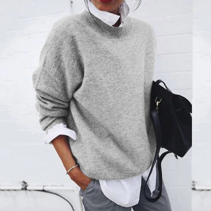 Cozy Crew Neck Women's Sweater