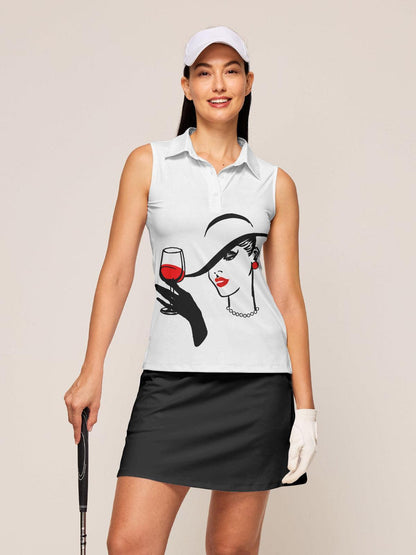 Retro Style Polo Shirt UPF50+ Sun Protection
