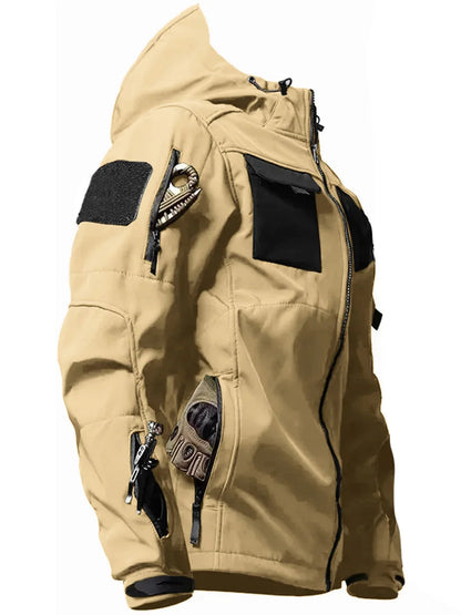 Tobias | Water repellent softshell jacket with hood