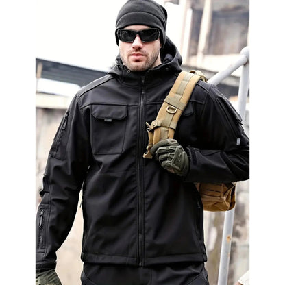 Tobias | Water repellent softshell jacket with hood