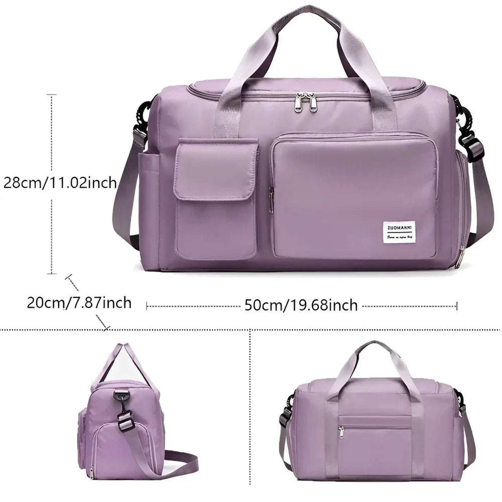 Large Water Resistant Sports Duffel Bag