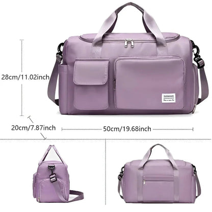 Large Water Resistant Sports Duffel Bag