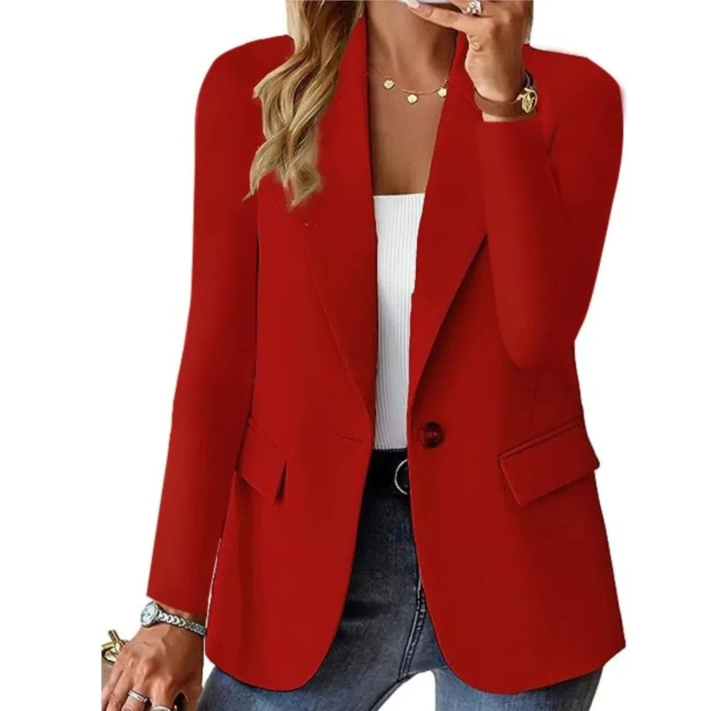 Trisha | Elegant long sleeved blazer