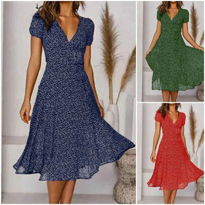 Trudi | Comfortable Flattering V-Neck Dress 1