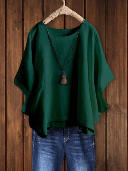 Relaxed Fit Women's Tunic Shirt - Luxivelle