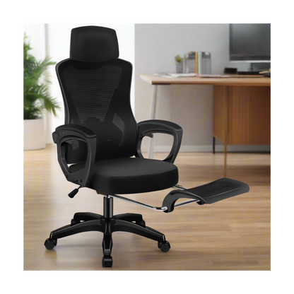 Ergonomic Mesh Desk Chair with Headrest - Luxivelle