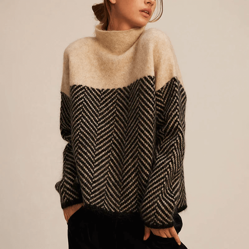 Cozy Crew Neck Pullover Sweater - Luxivelle