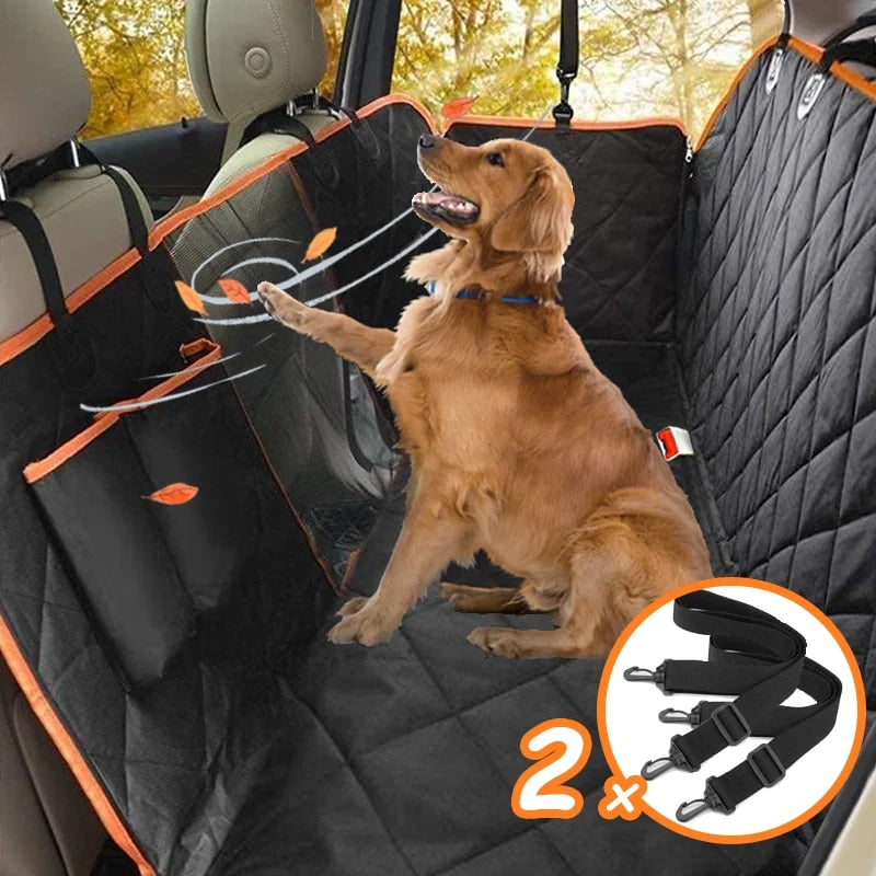 Durable Pet Car Seat Cover with Extra Cushion