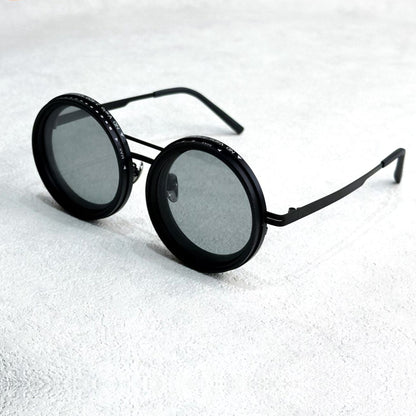 Men's Women's Round Polarized Shades - Adjustable Tint - Metal Frame