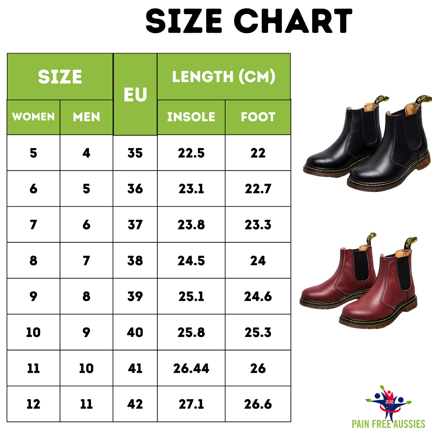 Comfortable Classic Chelsea Boots