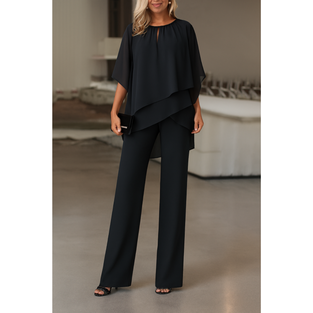 Women's Chic Off Shoulder Pant Suit