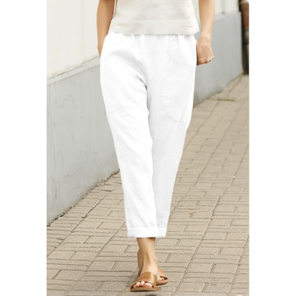 Comfortable Women's Pants with Side Pockets