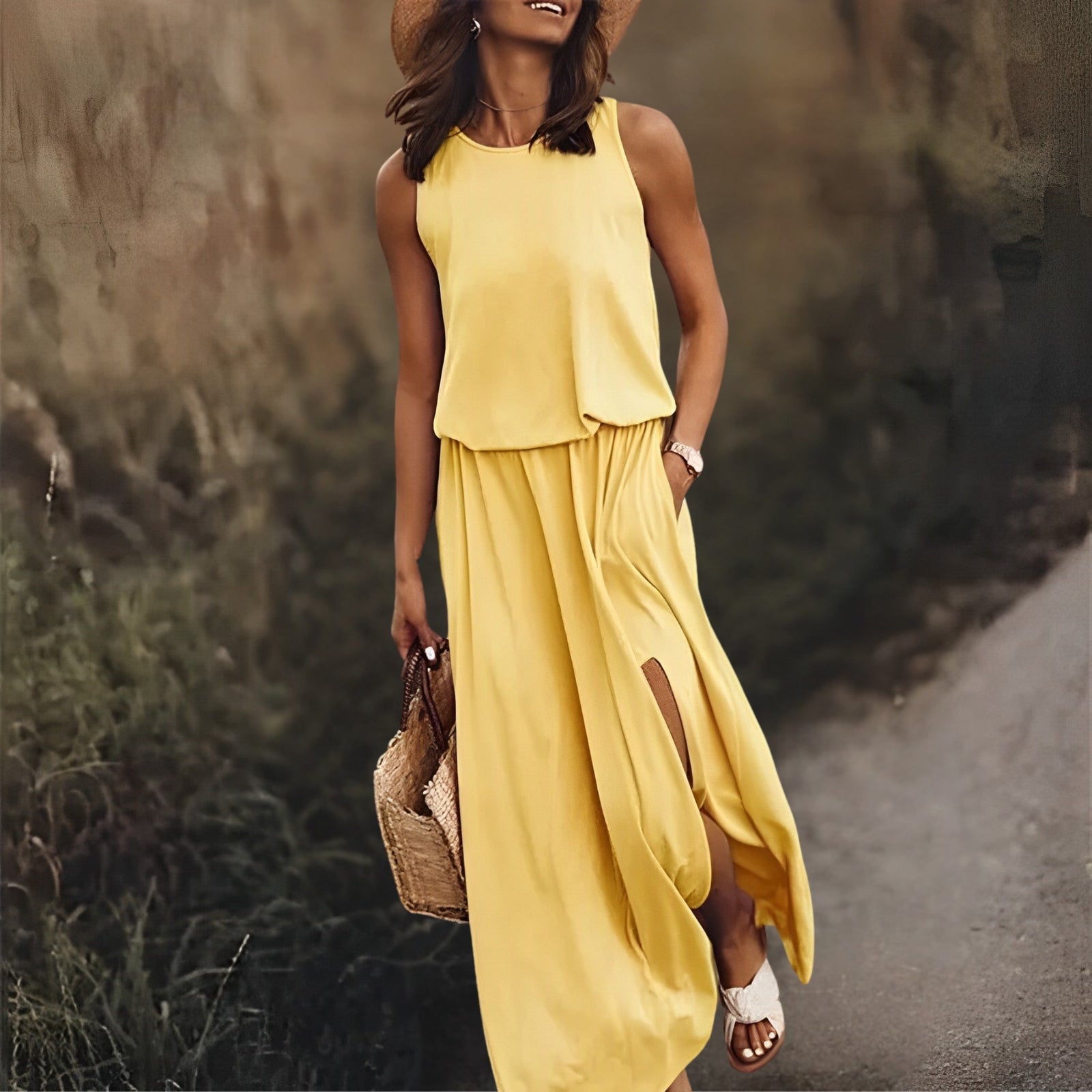 Mia | Floral Maxi Dress-5