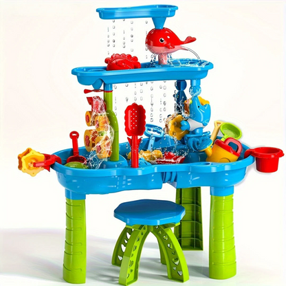 Fun 3-Tier Kids Water Play Table Set