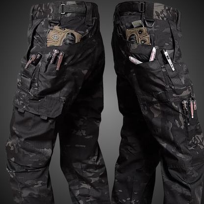 Men's Tactical Cargo Pants with Multiple Pockets