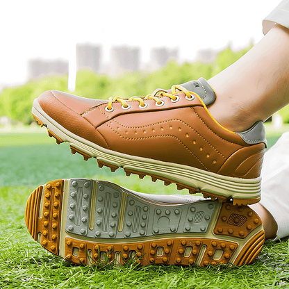 Men's Spike Golf Shoes with Sporty Style