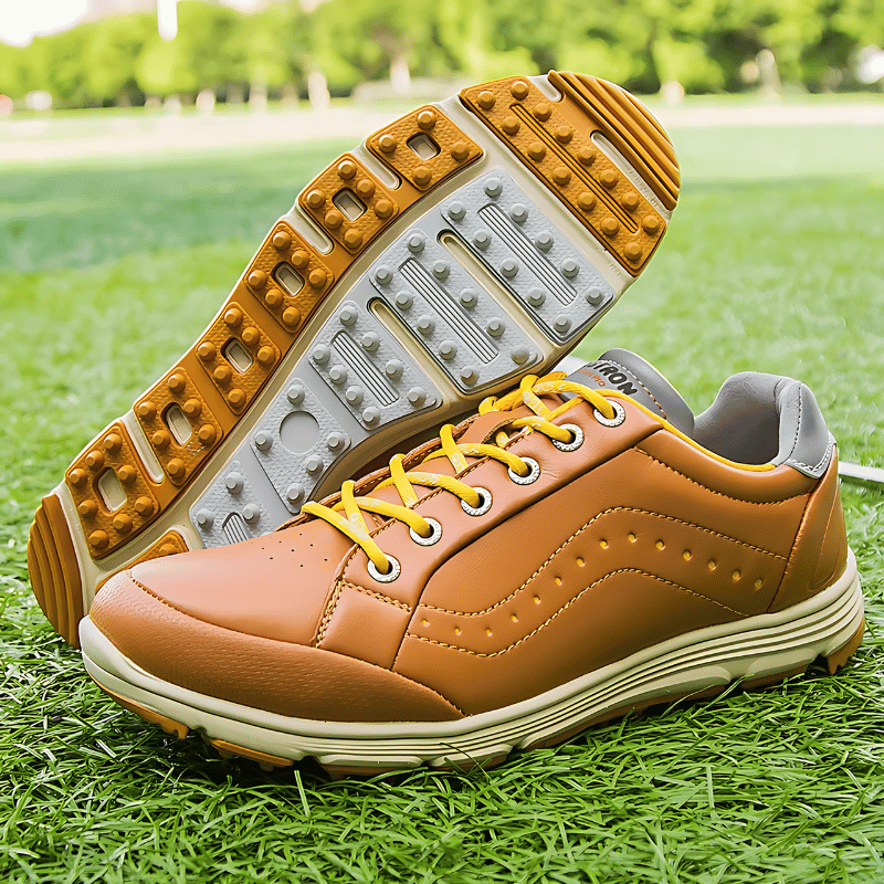 Men's Spike Golf Shoes with Sporty Style