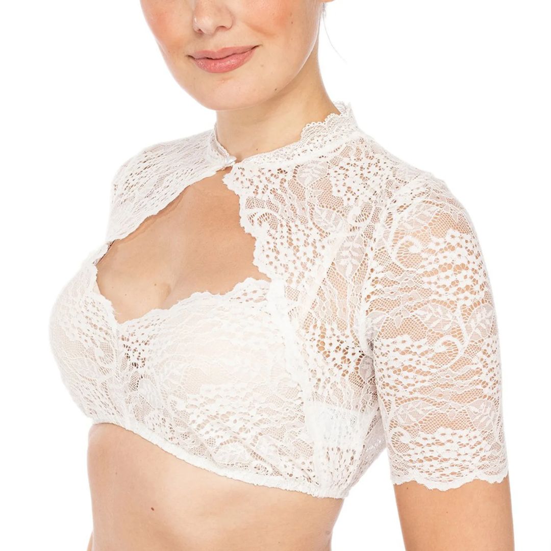 Dirndl Blouse - Plus Size Oversized Lace Design-2