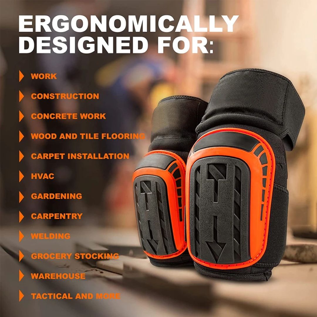 Durable Extra Support Knee Pads for Work and Play