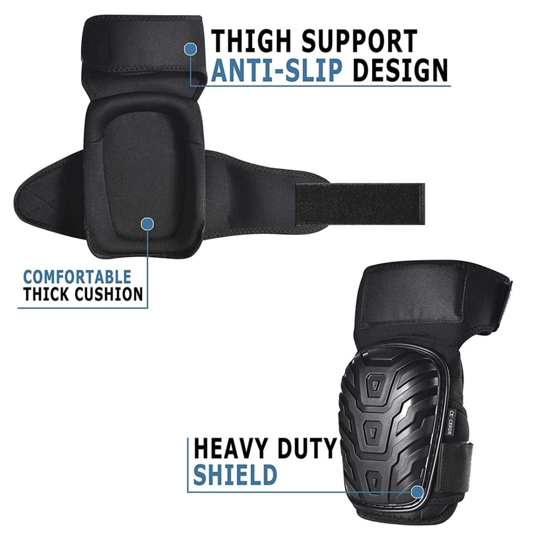 Durable Extra Support Knee Pads for Work and Play